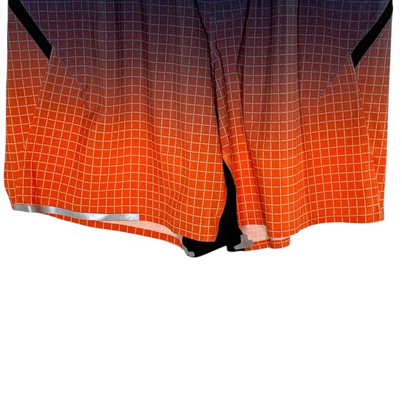 Lululemon M Surge Short Linerless 7" Grid Guide Gradient Rugged Blue Angel Wing - Picture 5 of 10